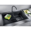 Комплект мойка Blanco Classic 45 S и смеситель Blanco Mida Silgranit, кофе 521313M2