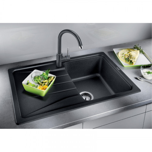 Комплект мойка Blanco Classic 45 S и смеситель Blanco Mida Silgranit, кофе 521313M2