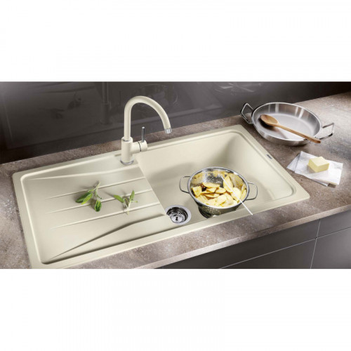 Комплект мойка Blanco Classic 45 S и смеситель Blanco Mida Silgranit, кофе 521313M2