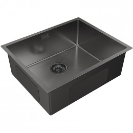 Мойка для кухни Paulmark Next PM215444-GM 54x44 вороненая сталь