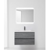 BelBagno Тумба с раковиной LUCE 800 Stucco Cemento
