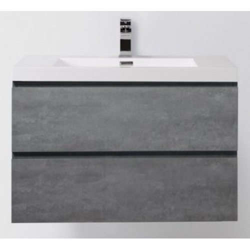 BelBagno Тумба с раковиной LUCE 800 Stucco Cemento
