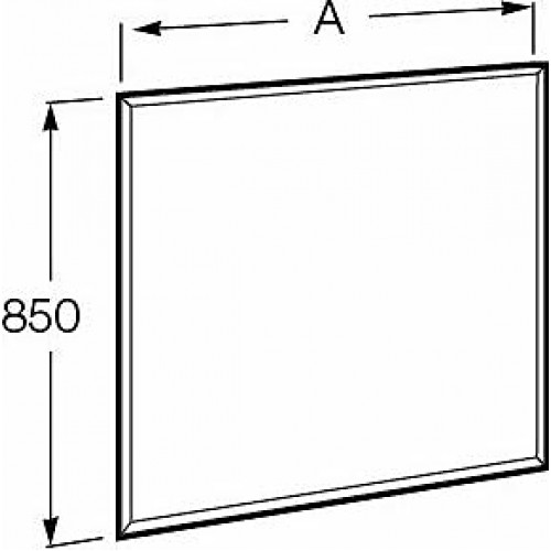Зеркало Roca Aneto 85x80 см 7812363000