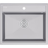Мойка для кухни Paulmark StepIA PM115951-GRM 59x51 серый металлик