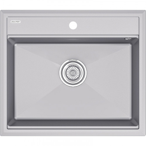 Мойка для кухни Paulmark StepIA PM115951-GRM 59x51 серый металлик