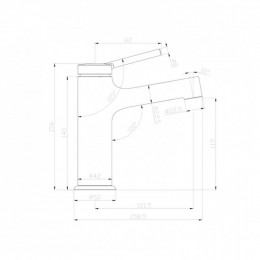 Смеситель для раковины Lemark Minima LM3806C хром