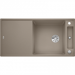 Кухонная мойка Blanco Axia III XL 6 S с доской из ясеня, серый беж