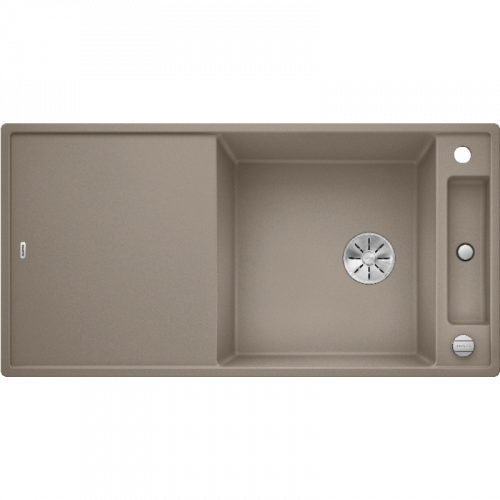Кухонная мойка Blanco Axia III XL 6 S с доской из ясеня, серый беж