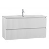 BelBagno Тумба с раковиной Uno 120 с 2 ящиками подвесная Bianco Opaco с раковиной BB-8099-120