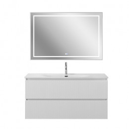 BelBagno Тумба с раковиной Uno 120 с 2 ящиками подвесная Bianco Opaco с раковиной BB-8099-120