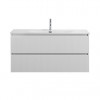 BelBagno Тумба с раковиной Uno 120 с 2 ящиками подвесная Bianco Opaco с раковиной BB-8099-120
