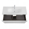 BelBagno Тумба с раковиной Uno 120 с 2 ящиками подвесная Bianco Opaco с раковиной BB-8099-120