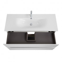 BelBagno Тумба с раковиной Uno 120 с 2 ящиками подвесная Bianco Opaco с раковиной BB-8099-120