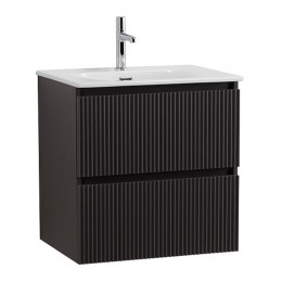 BelBagno Тумба с раковиной Uno mini 70 подвесная Темно-Серый матовый с раковиной BB-8099-3-70