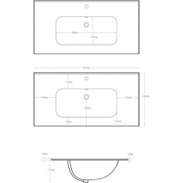 Aquanet Мебель для ванной Вега 2.0 80 Flat подвесная маренго матовая