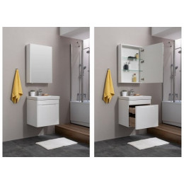 Aquanet Комплект мебели София 60 белый