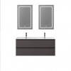 BelBagno Тумба с раковиной Kraft 120-2 подвесная Темно-Серый матовый с раковиной BB-8099-120-2