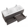 BelBagno Тумба с раковиной Kraft 120-2 подвесная Темно-Серый матовый с раковиной BB-8099-120-2