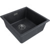 Мойка для кухни Paulmark Lumi UNI LU45-DG 45.5x46 графит
