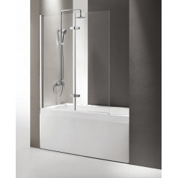 Cezares Шторка на ванну ECO-O-V-21-120/140-P-Cr-L