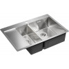 Мойка для кухни Paulmark Liga PM227851-BSR 78х51 сталь
