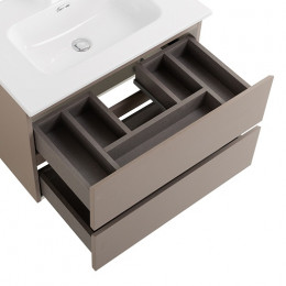BelBagno Тумба с раковиной Kraft 39-70 подвесная Бежевый матовый с раковиной BB700/390ETL