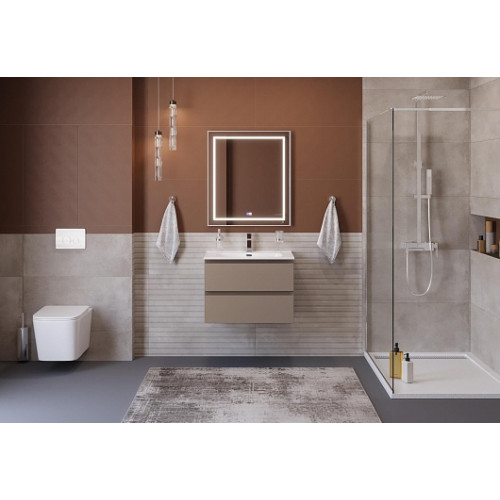 BelBagno Тумба с раковиной Kraft 39-70 подвесная Бежевый матовый с раковиной BB700/390ETL