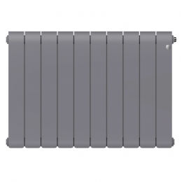 Радиатор биметаллический Royal Thermo Infinity 300 Silver Satin 10 секций, боковое подключение