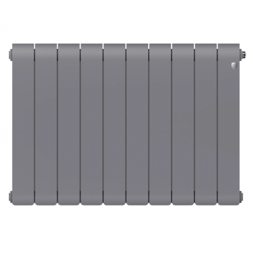 Радиатор биметаллический Royal Thermo Infinity 300 Silver Satin 10 секций, боковое подключение