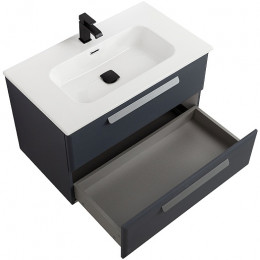 BelBagno Мебель для ванной Eco Cer-N 80 CZR-8095-80 grafito ручки сатин
