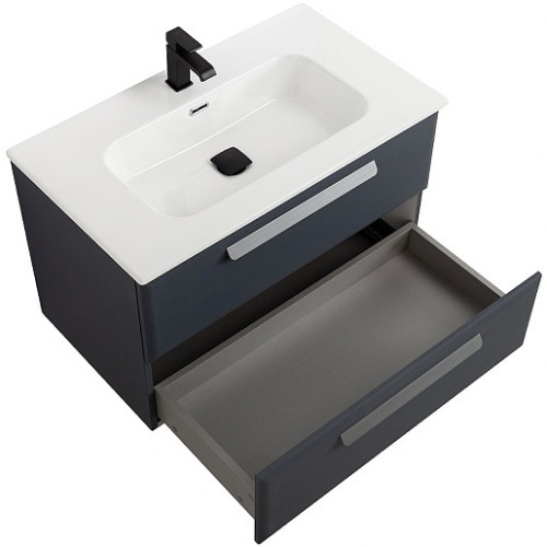 BelBagno Мебель для ванной Eco Cer-N 80 CZR-8095-80 grafito ручки сатин