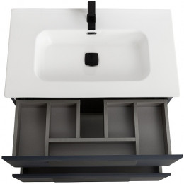 BelBagno Мебель для ванной Eco Cer-N 80 CZR-8095-80 grafito ручки сатин