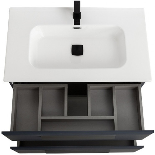 BelBagno Мебель для ванной Eco Cer-N 80 CZR-8095-80 grafito ручки сатин