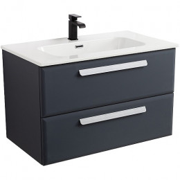 BelBagno Мебель для ванной Eco Cer-N 80 CZR-8095-80 grafito ручки сатин