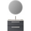 BelBagno Мебель для ванной Eco Cer-N 80 CZR-8095-80 grafito ручки сатин