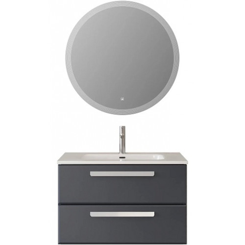 BelBagno Мебель для ванной Eco Cer-N 80 CZR-8095-80 grafito ручки сатин