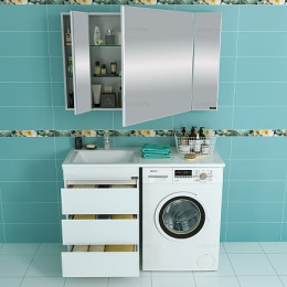СанТа Мебель для ванной Марс 56 L напольная