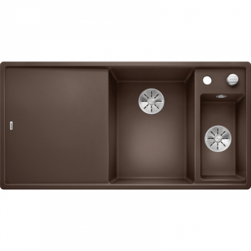 Кухонная мойка Blanco Axia III 6 S доска стекло чаша справа, кофе
