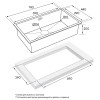 Мойка для кухни Paulmark Koher PM807444-BG 74x44 брашированное золото