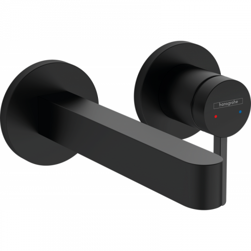 Смеситель для раковины Hansgrohe Finoris 76051670 черный матовый