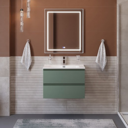 BelBagno Тумба с раковиной Kraft 60 подвесная Еловый матовый