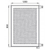 Зеркало Aquanet Алассио 12085 LED