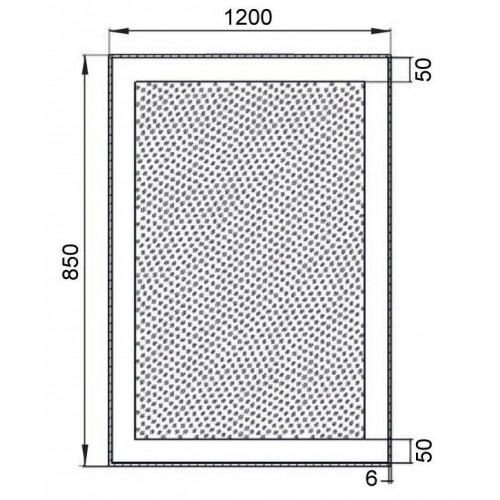 Зеркало Aquanet Алассио 12085 LED
