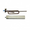 Комплект ТЭН 1,5кВт (1500Вт) RCF для водонагревателя Ariston ABS, SGHP, Thermex ES, ER + анод, 3401164K1