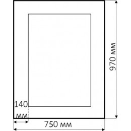 Misty Зеркало для ванной Аврора R.1021.BA.ZF.col 131