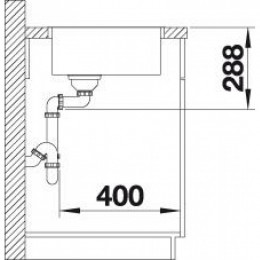 Мойка Blanco Zerox 700-IF 526246 темная сталь