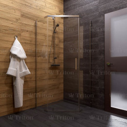Triton Душевой уголок Дека-Хром 90x90