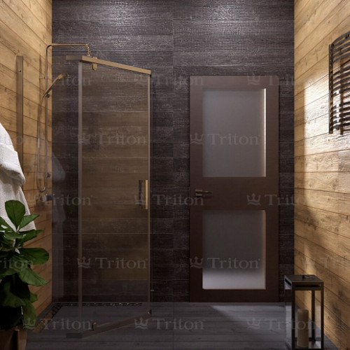 Triton Душевой уголок Дека-Хром 90x90