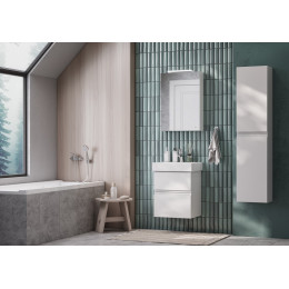 Зеркальный шкаф Roca Oleta 50см, 857643806 белый, с подсветкой