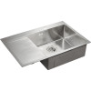 Мойка для кухни Paulmark Atlan Edge PM777851-BSR 78x51 брашированная сталь